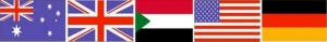 row of flags